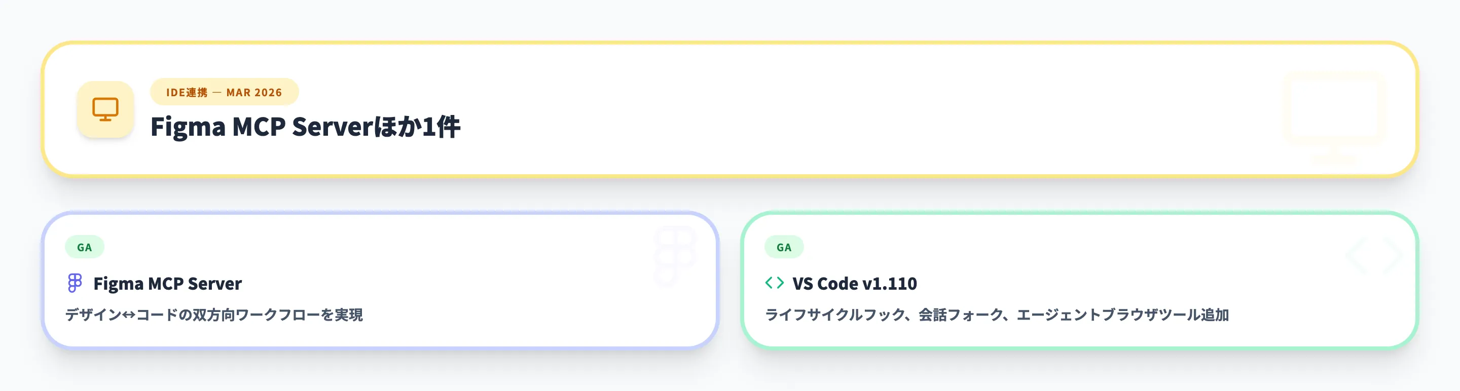 IDE連携 2026年3月