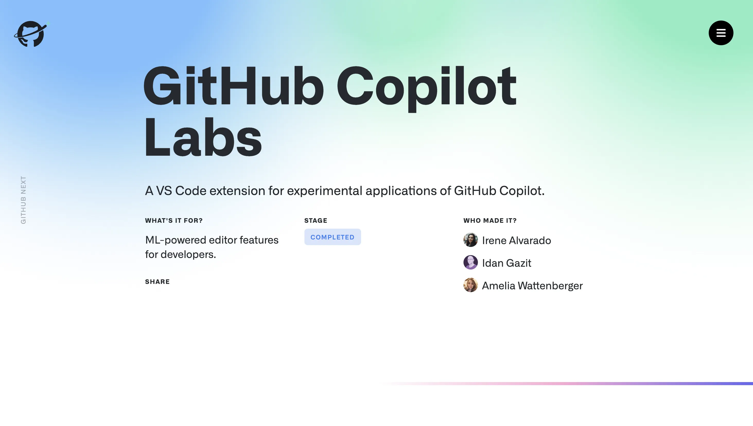 Github Copilot Labs