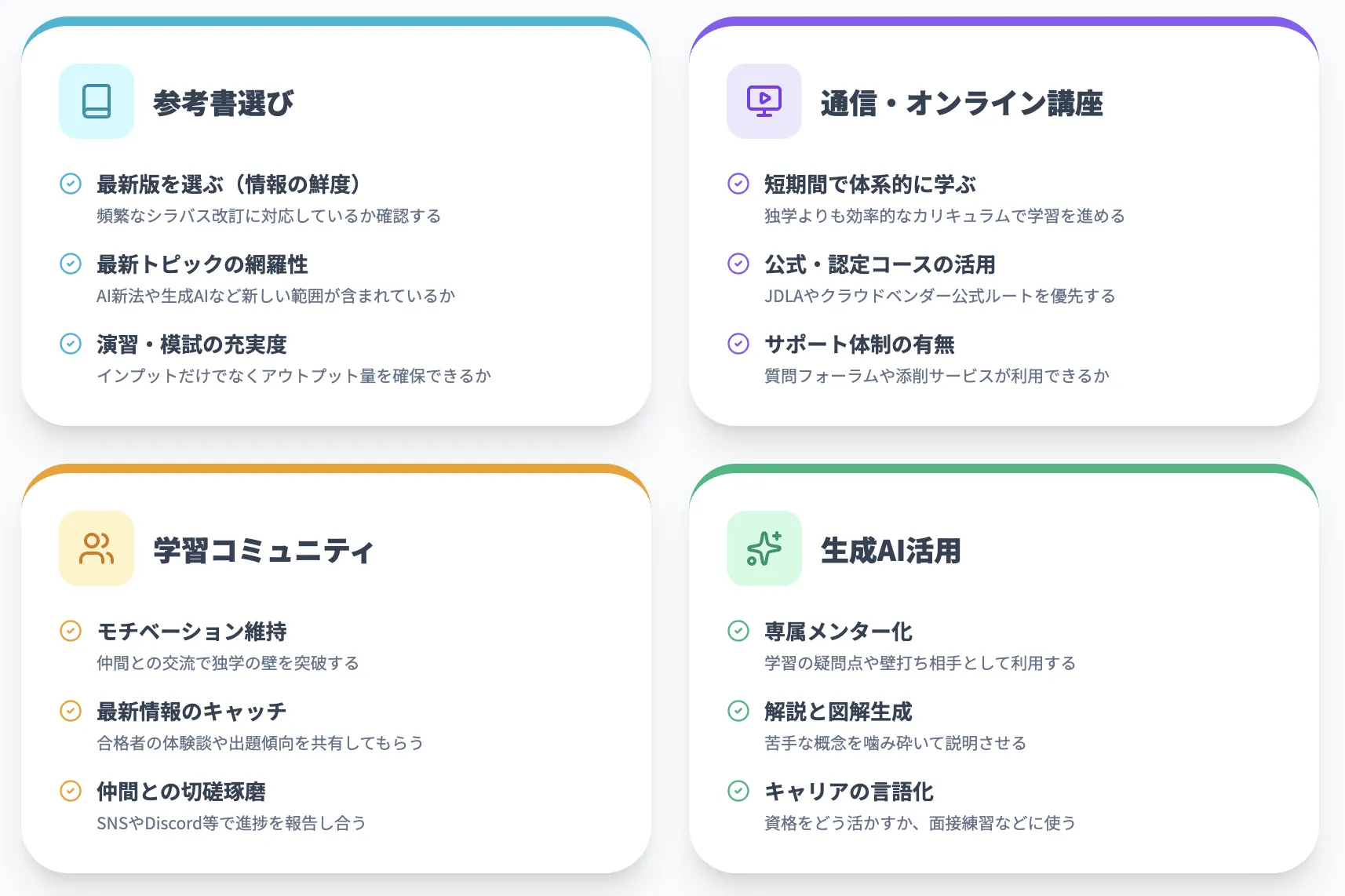 AI資格の学習方法