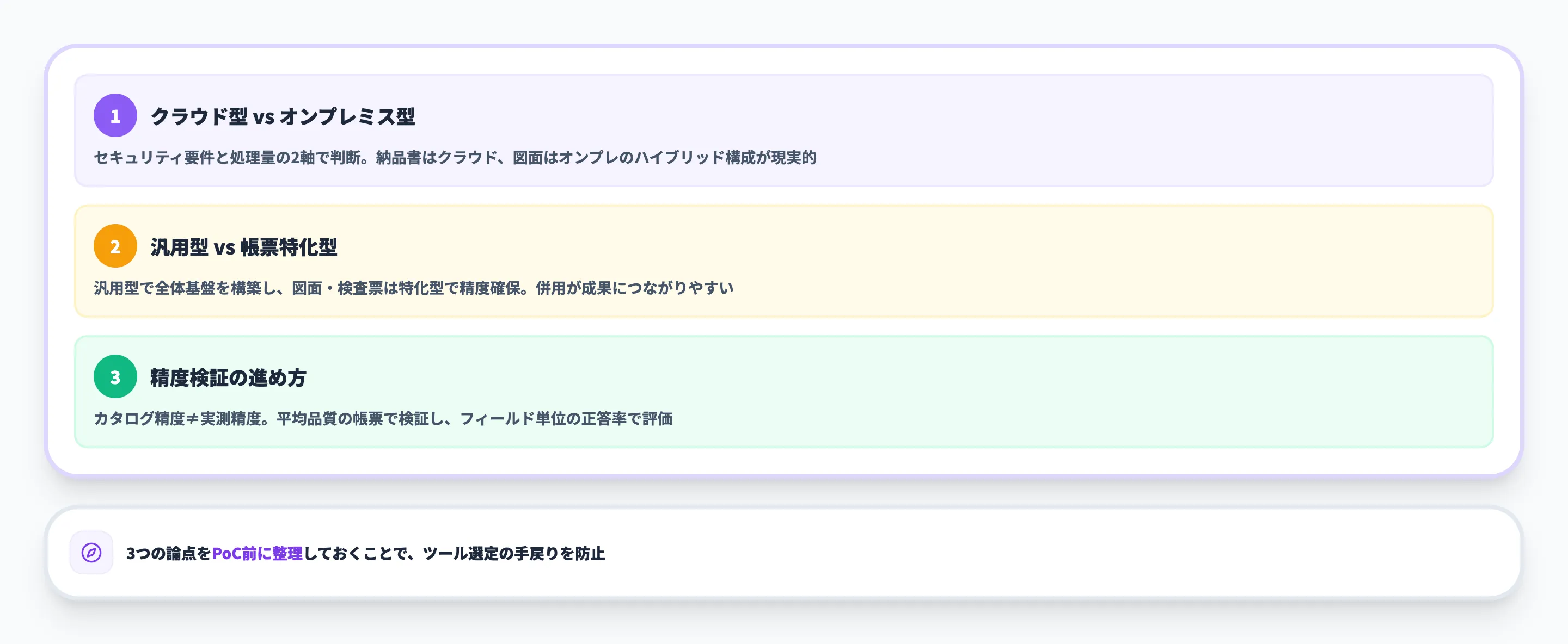 製造業のAI-OCR導入で詰まる論点