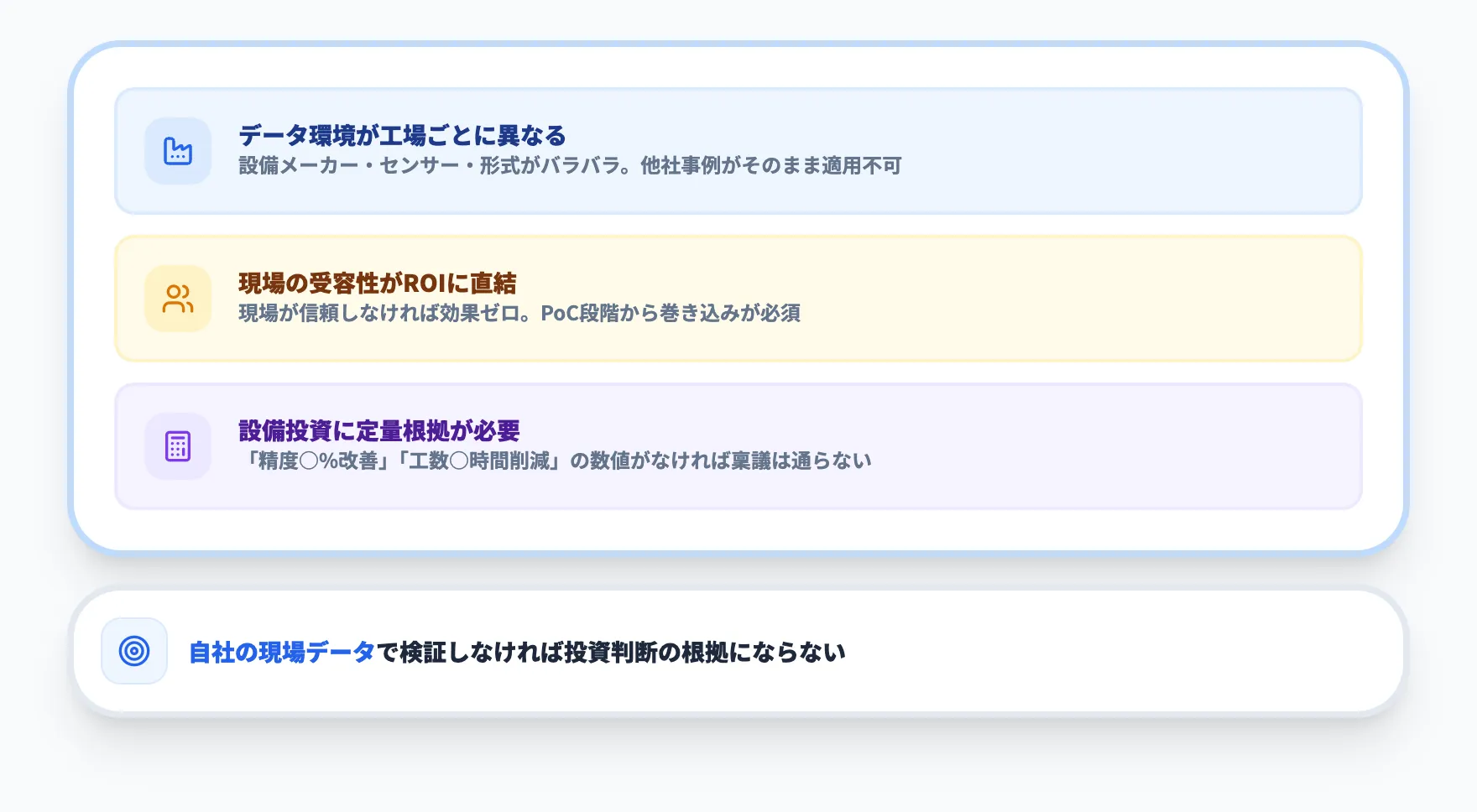 製造業でAI PoCが特に重要な理由