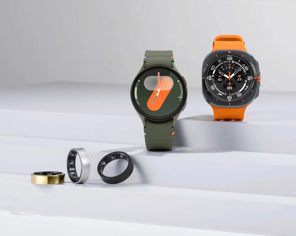 Samsung Galaxy Ring 3色とGalaxy Watch