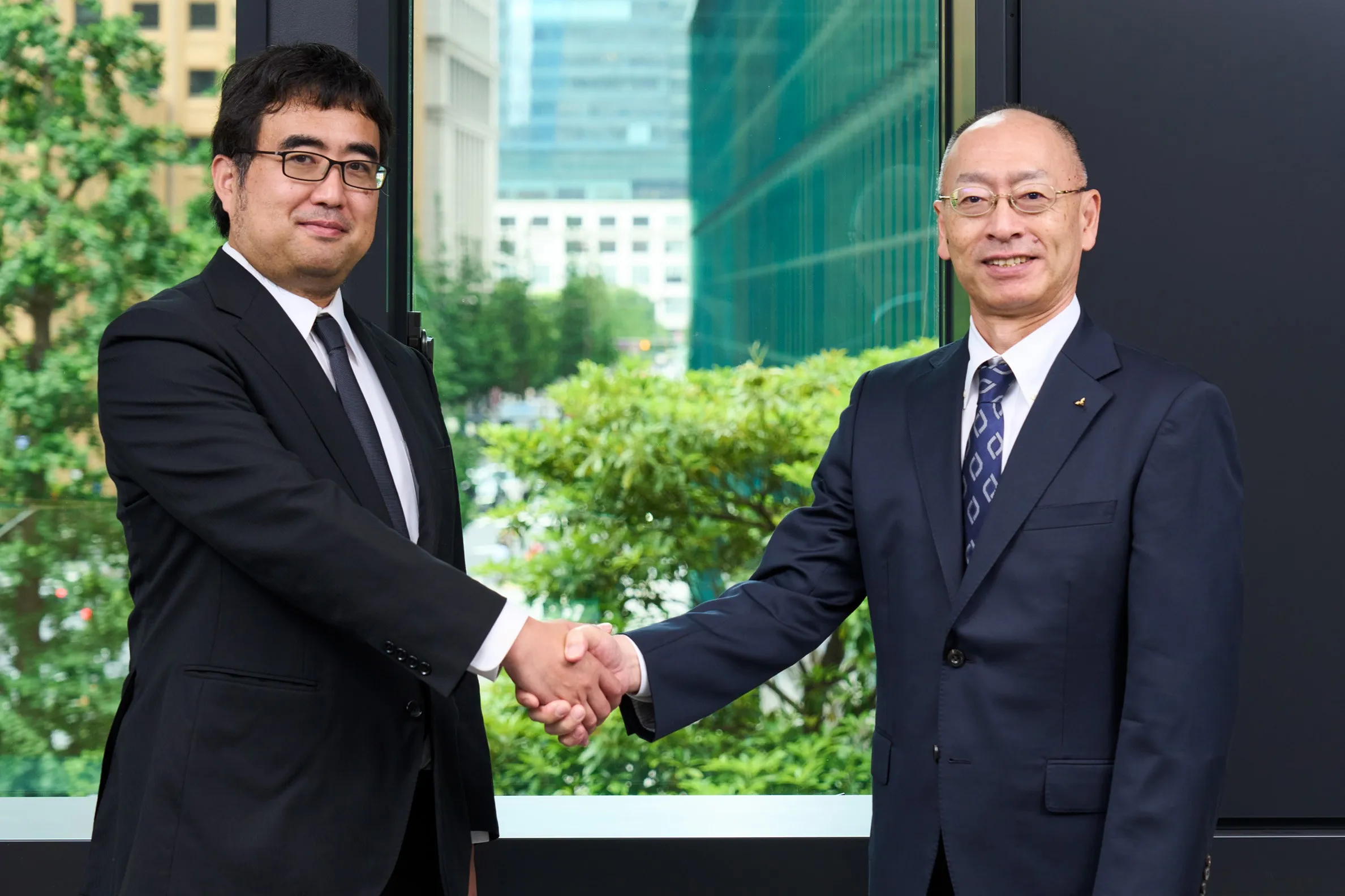 三菱重工×PFN業務提携の調印式
