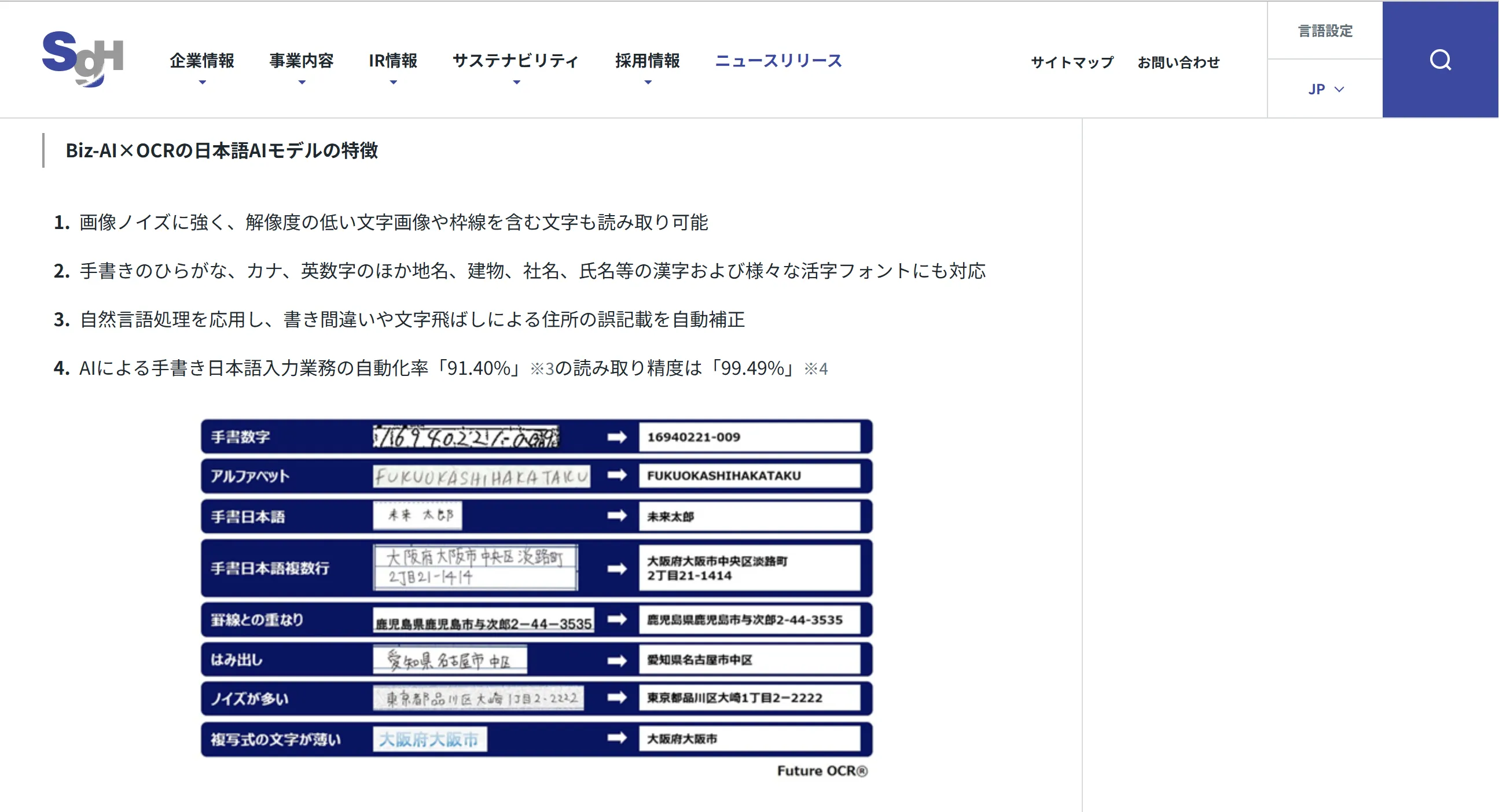 SGホールディングスグループによるAI-OCRの活用