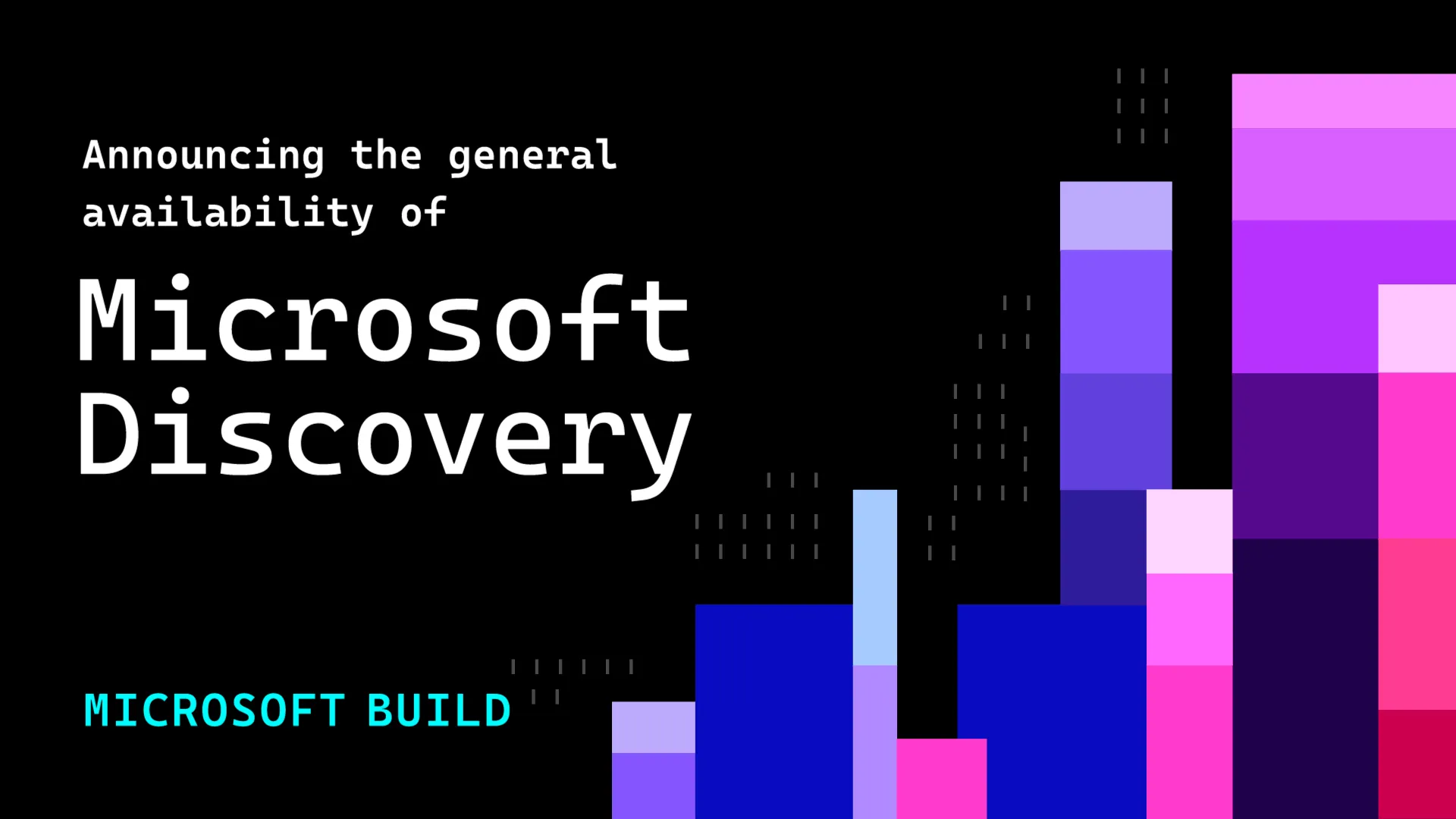 Microsoft Build 2026で発表されたMicrosoft Discoveryの一般提供アナウンス