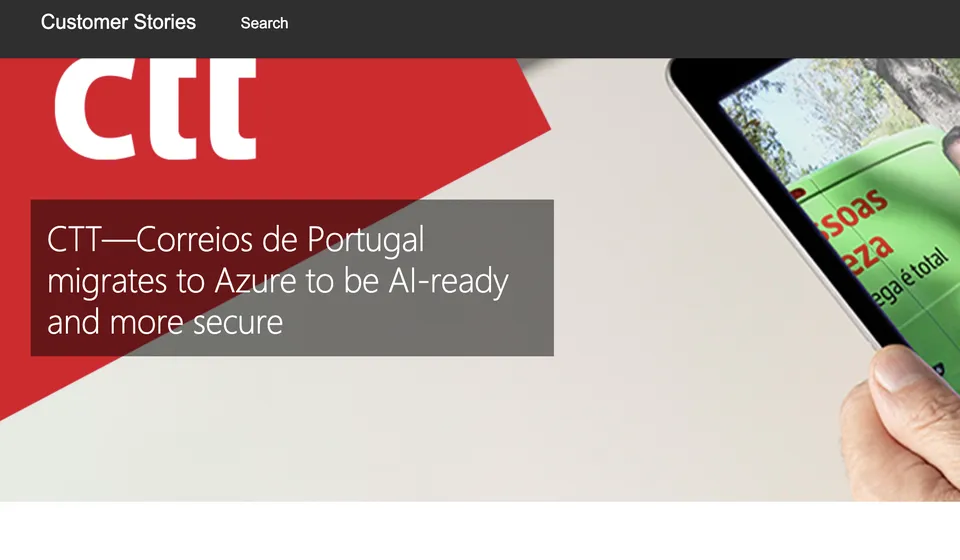 500年続く企業も革新の余地あり：CTT—ポルトガル郵便がMicrosoft Azureへの移行で見せた柔軟性とAI準備の力の紹介画像
